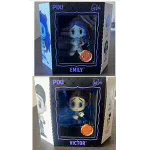 LIMITED EDITION Emily & Victor Corpse Bride Thrilljoy Pix Vinyl Figures Movies